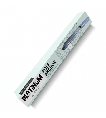 Platinum Sun & Shade paalanker, een stevige verankering tbv de paal met flexoog